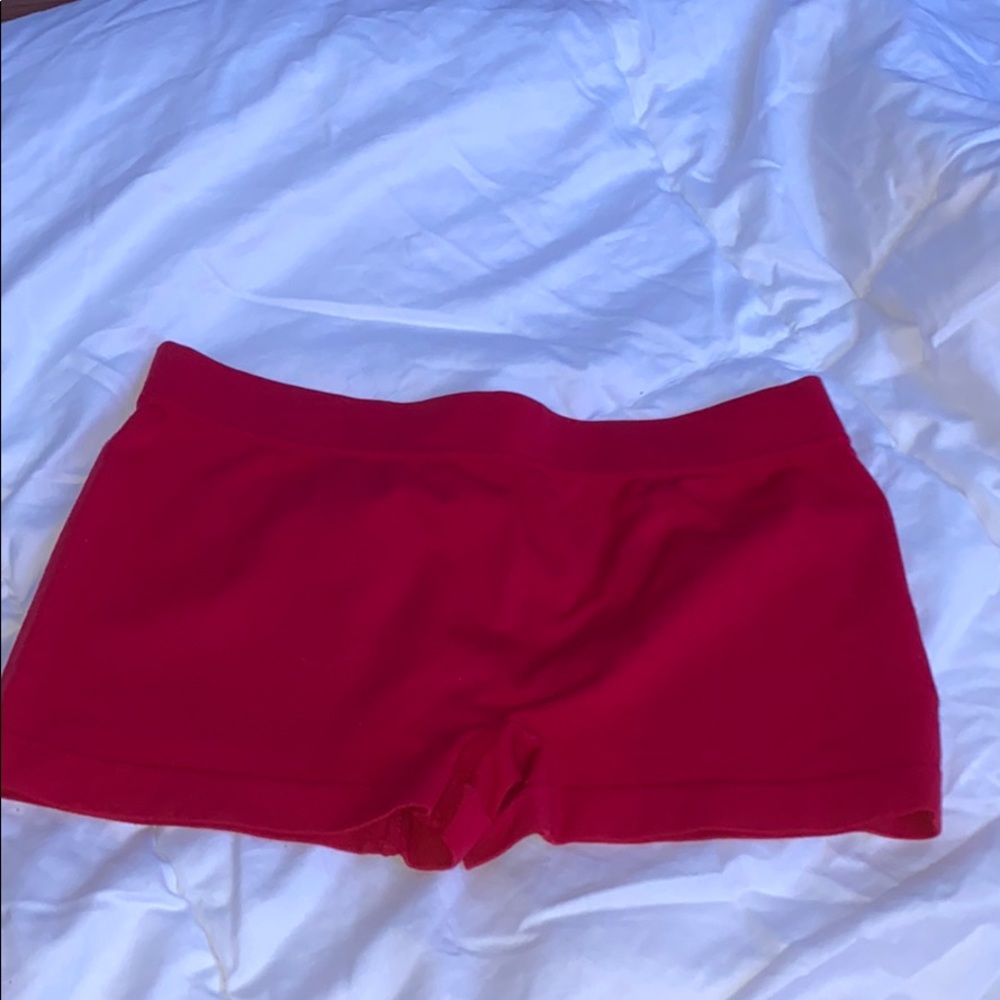 Red Tight Spankies.
